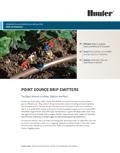 Point Source Drip Emitters Brochure